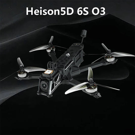 SEQURE Heison5D 5-Inch FPV Drone | 6S DJI O3 Camera Freestyle Cine Quad with GPS and Advanced Cooling