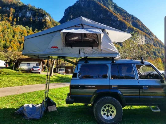 Extended Ventura Deluxe 1.4m Roof Top Tent