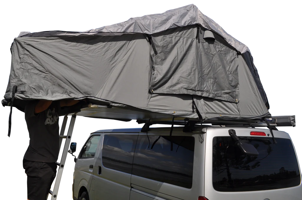 Extended Ventura Deluxe 1.4m Roof Top Tent + Annex