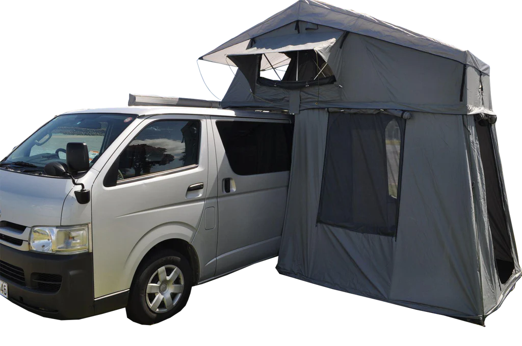 Extended Ventura Deluxe 1.4m Roof Top Tent + Annex